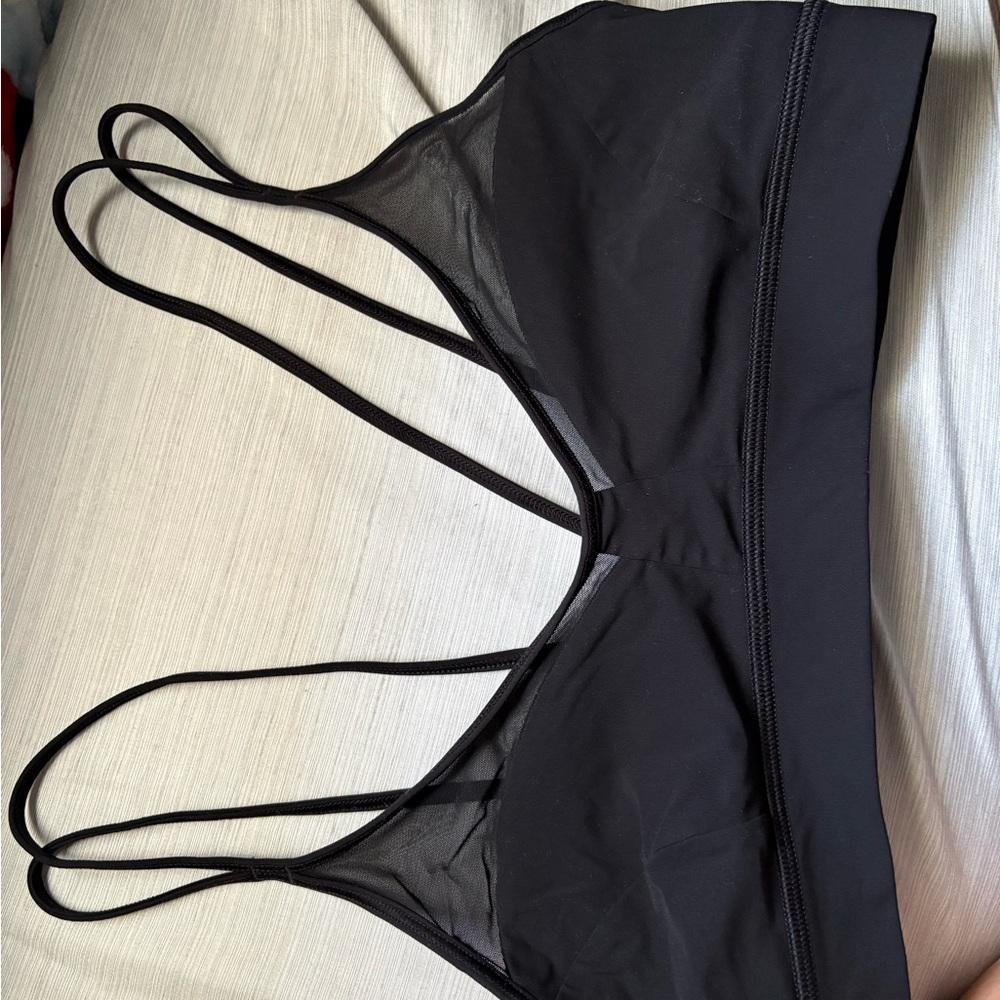 Black Strappy Women's Bralette